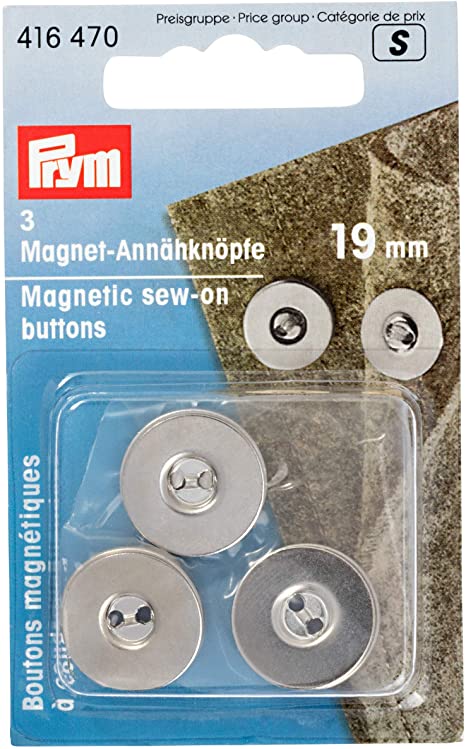 Prym Magnetic sew-on buttons 19 mm image 1