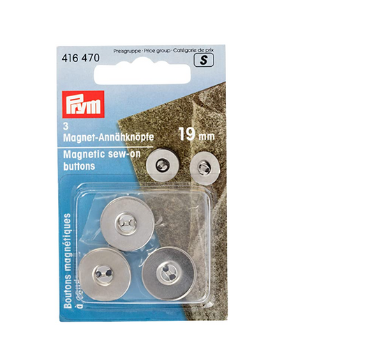 Prym Magnetic sew-on buttons 19 mm image 0