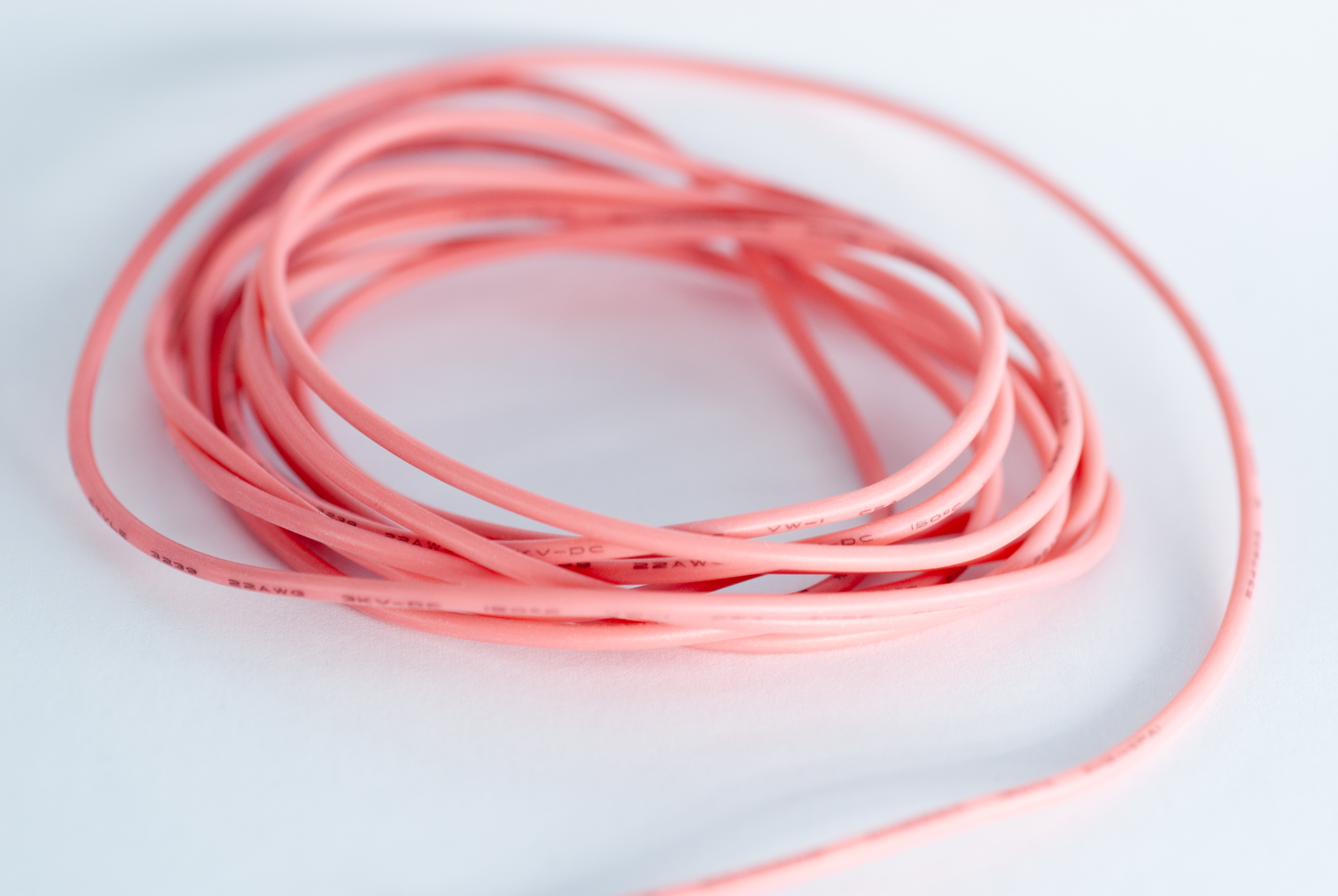 Pink soft Silicone wire 22 AWG image 2