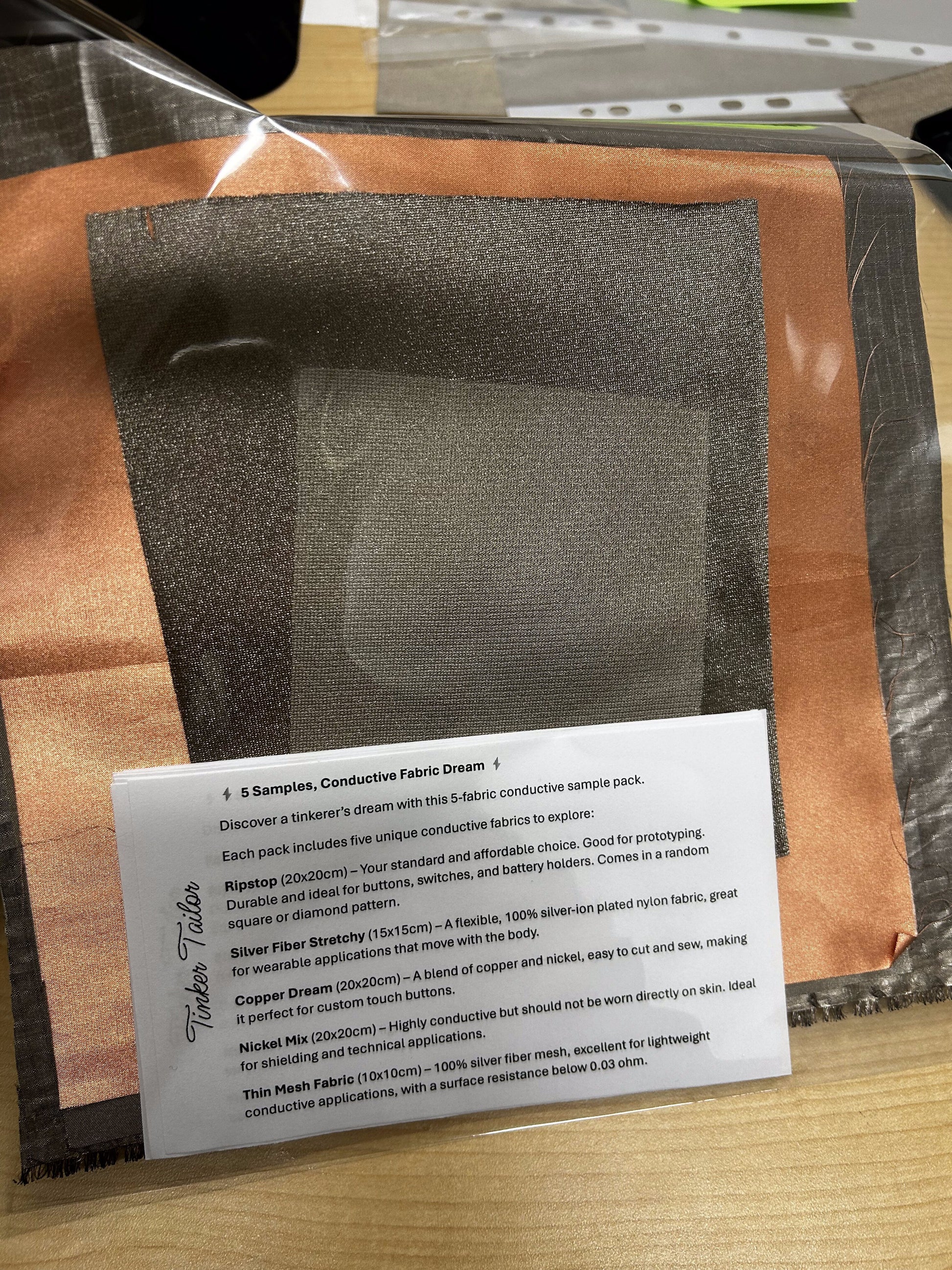 5 Samples, Conductive Fabric Dream image 2