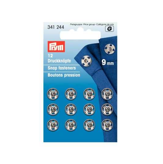 Prym Sew-On Snap Fasteners silver 9 mm image 0